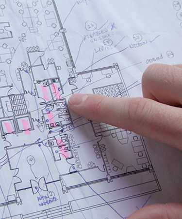 Pointing to plan